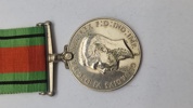 Britisk Defence Medal, ww2. Original 