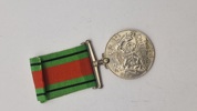 Britisk Defence Medal, ww2. Original 