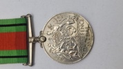 Britisk Defence Medal, ww2. Original 