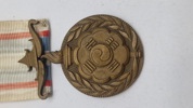 Fransk "Médaille commémorative des opérations de l'ONU en Corée" (Minde-medalje for De Forenede Nationers operationer i Korea). Original
