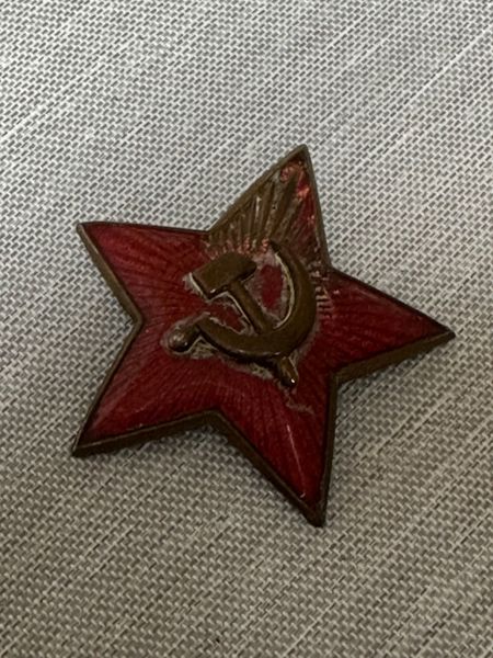 Original Russisk WW2 kasket stjerne 