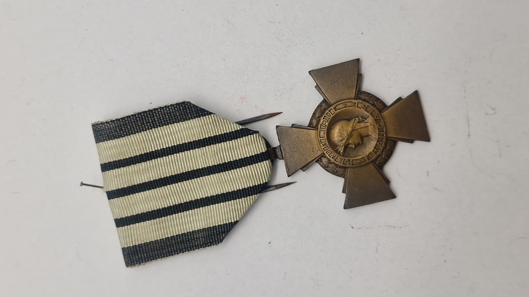 Fransk Croix du Combattant (kombattantkors), ww2. Original
