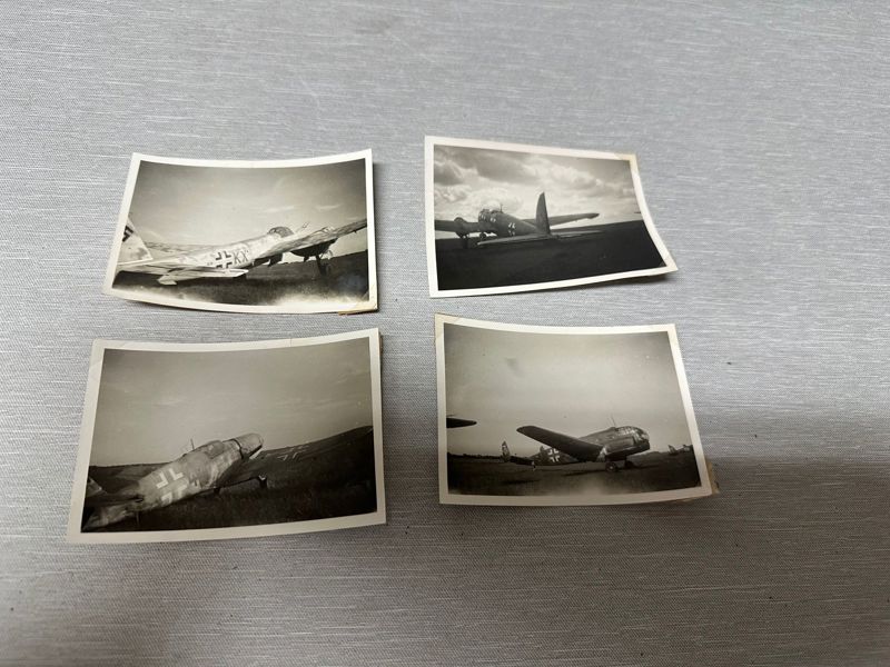 Originale fotos fra Værløse flyvestation 1945 