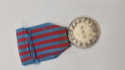 erindringsmedalje for den italiensk-tyrkiske krig 1911-1912, også kendt som Vittorio Emanuele III-medaljen. Original