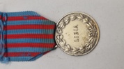 erindringsmedalje for den italiensk-tyrkiske krig 1911-1912, også kendt som Vittorio Emanuele III-medaljen. Original