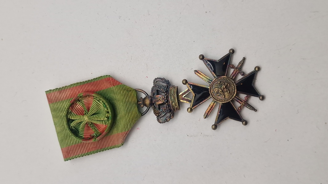 Belgisk Military Cross, 1st Class. Original