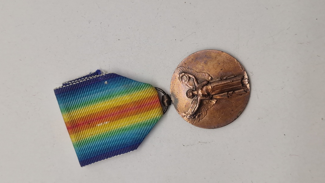 Fransk Medaille de la Victoire, ww1. Original