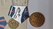 jubilæumsmedalje for 50-året for Sovjetunionens væbnede styrker (russisk: Юбилейная медаль «50 лет Вооружённых Сил СССР»), der blev indstiftet den 26. december 1967. Original 