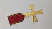 Bundesverdienstkreuz (Forbundsrepublikken Tysklands Fortjenstorden), specifikt en udgave med en 50-års nål for lang og tro tjeneste. Original 