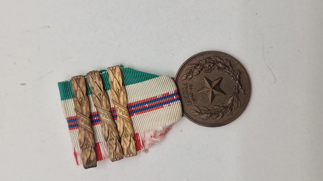 Italiensk mindemedalje for befrielseskrigen 1943-1945. Original 