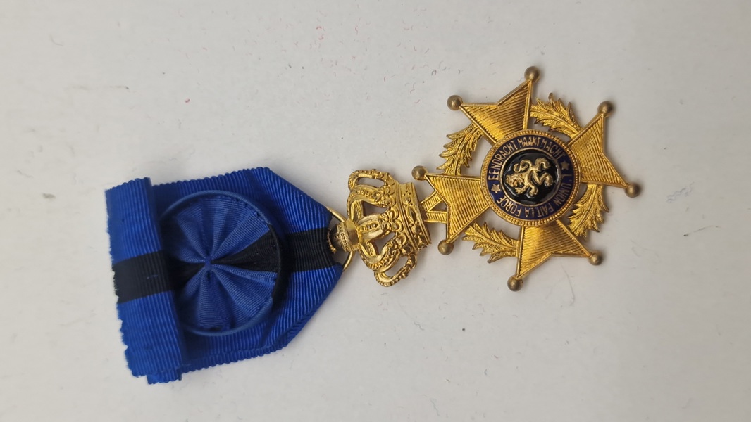 Belgisk Leopold II-orden (Ordre de Léopold II / Orde van Leopold II). Original 