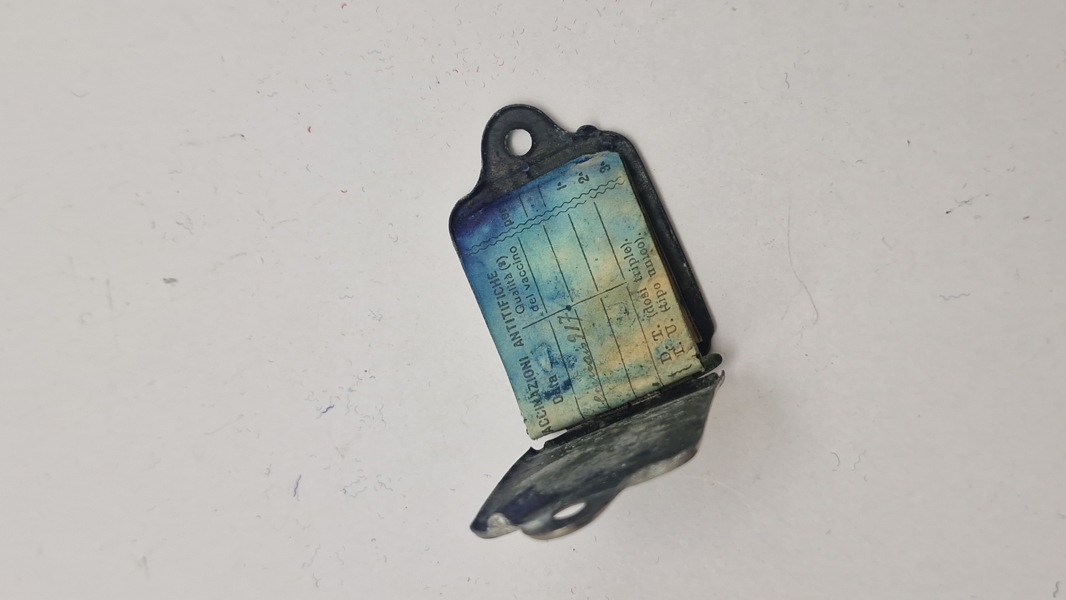 Austrian Hungarian WW1 ID pendent, original 