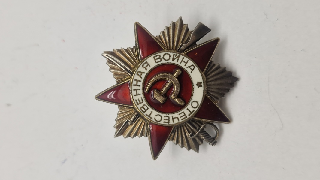 Sovjetisk order of the Patriotic War, nummereret. Original 