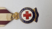 British Red Cross Society 3 Years Service Medal. Original 