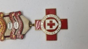 British Red Cross Society Proficiency in First Aid-medalje, ww2. Original 