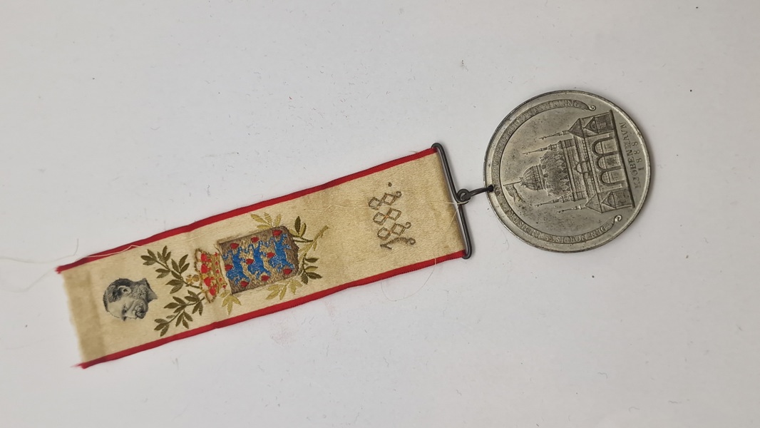 Dansk medalje fra den Nordiske Industri-, Landbrugs- og Kunstudstilling i København i 1888