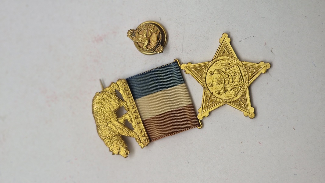 Sæt San Francisco Medal of Honor. Originalt 