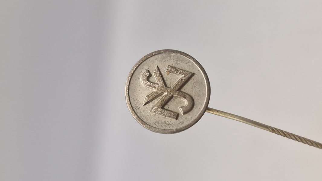 Pin fra den nationalsocialistiske folkefærdsorganisation (NSV) fra Tyskland under ww2. Original