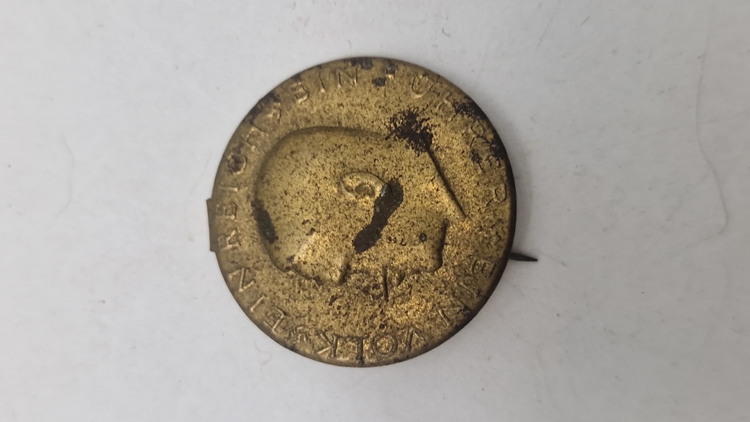 Adolf Hitler pin. Original