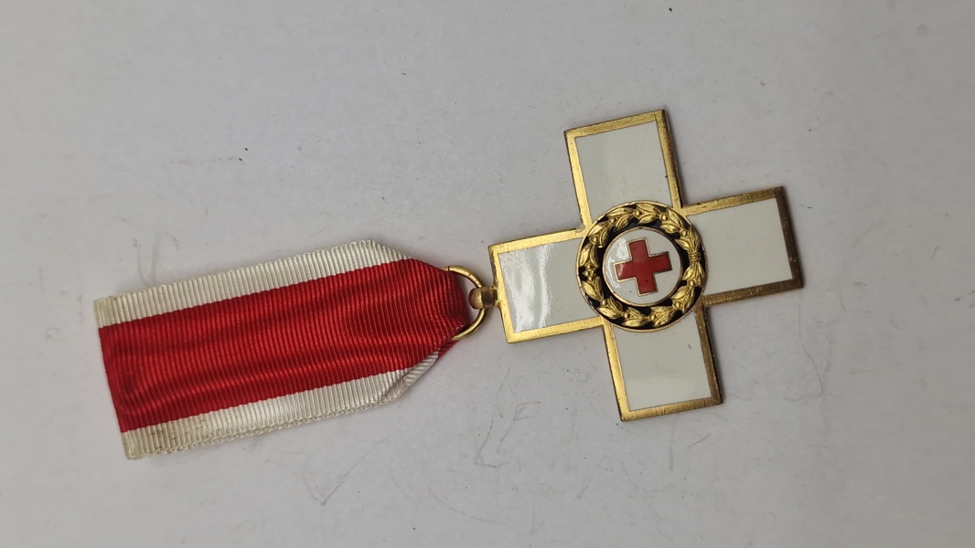 Tysk Røde Kors Medalje 2. klasse, der blev tildelt mellem 1924 og 1934. Original