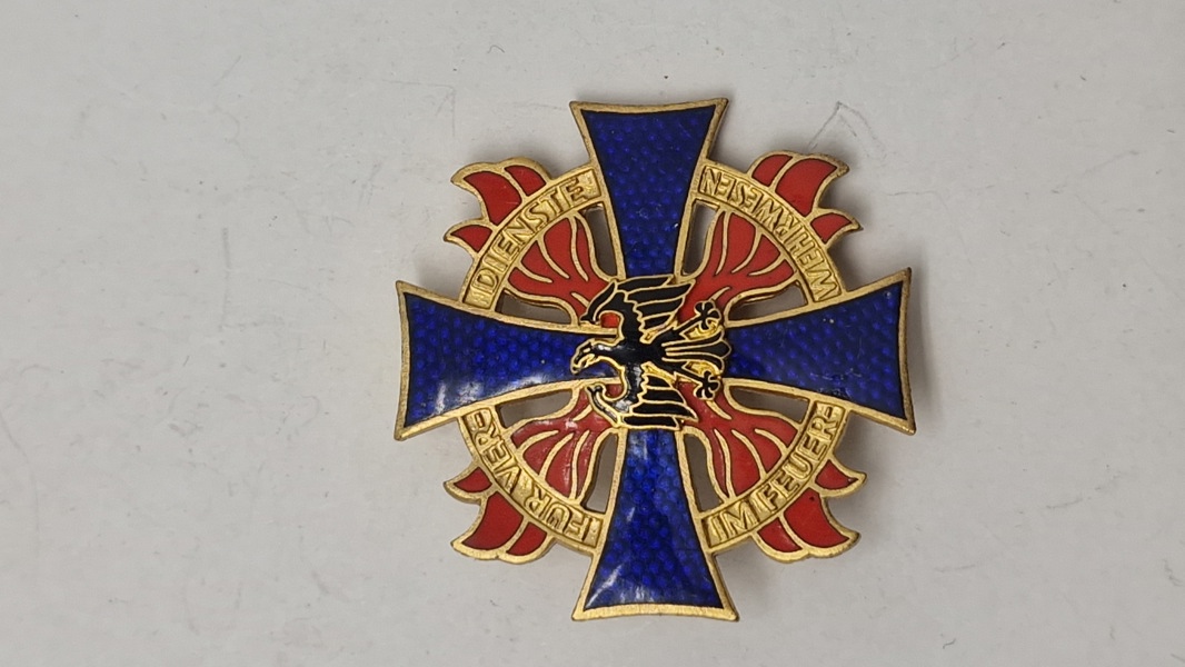 Deutsches Feuerwehr-Ehrenkreuz. Original