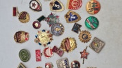 Samling russiske badges. Original 