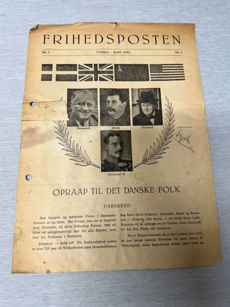 Originalt Tysk propaganda camoufleret som et illegalt blad  