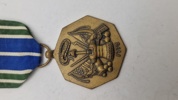 Amerikansk Army Achievement Medal med papir. Original 