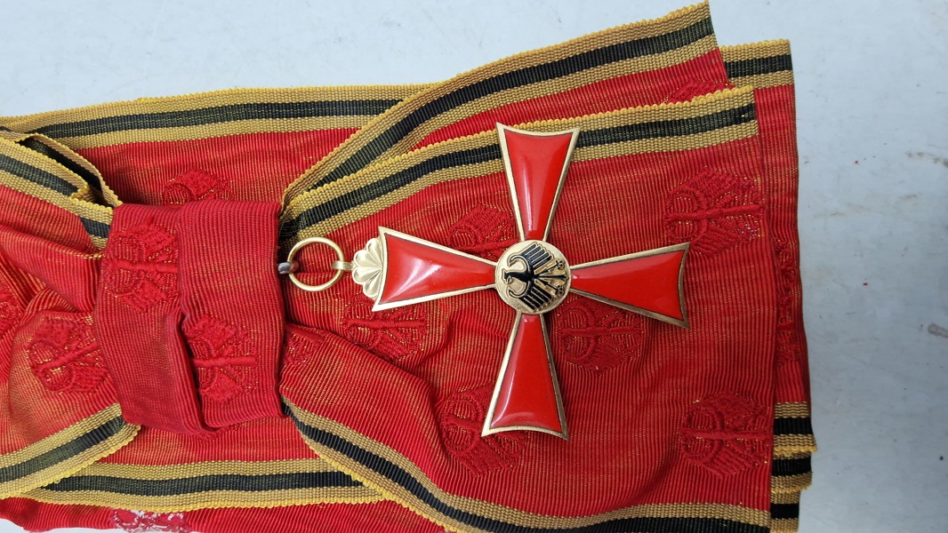 Forbundsrepublikken Tysklands fortjenstorden (Bundesverdienstkreuz). Original 