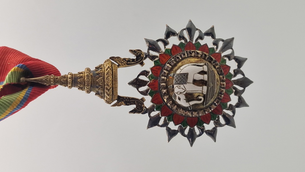 thailandsk Hvide Elefants Orden (Order of the White Elephant). Original 