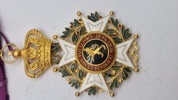 Belgisk Order of Leopold halskors Original 
