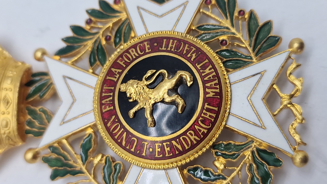 Belgisk Order of Leopold halskors Original 