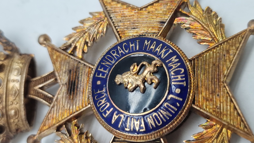 Belgisk Leopoldordenen II. Halskors  Original 