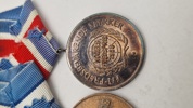 Dansk medalje spange med bla UN medalje. Original 