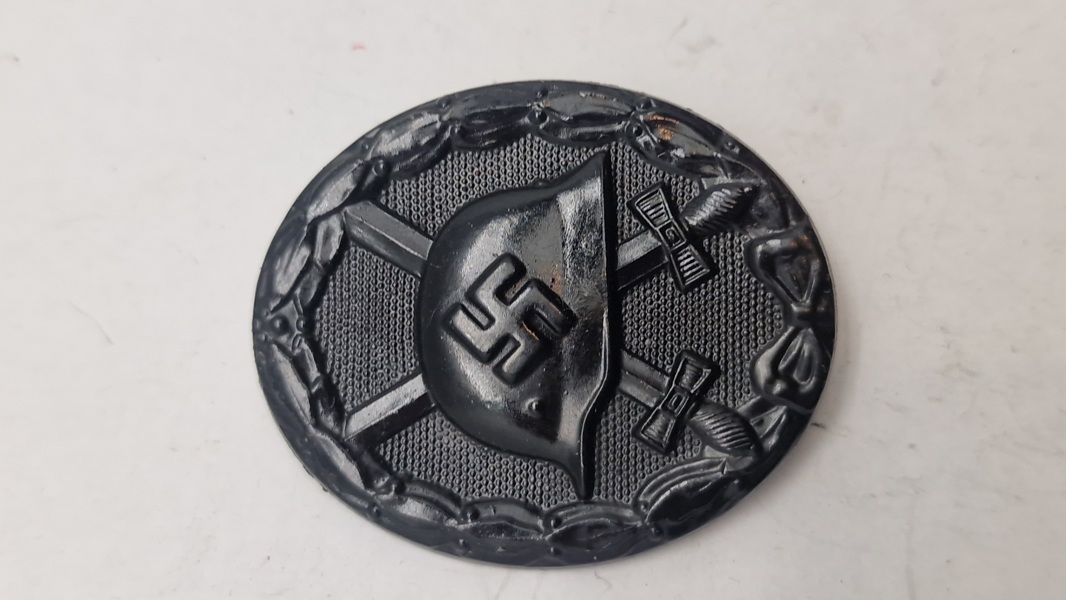 Verwundetenabzeichen in Schwarz. Original 