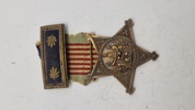 Grand Army of the Republic (GAR) medlemsmedalje. Original