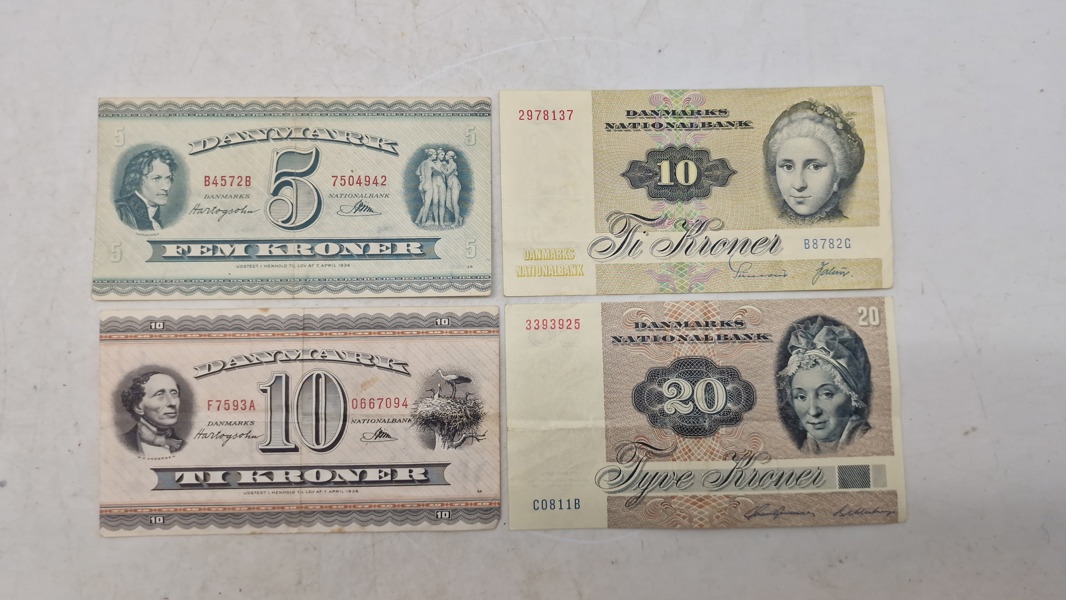 Samling danske pengesedler 