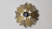 bryststjerne fra den belgiske Kroneorden (Ordre de la Couronne).  Original