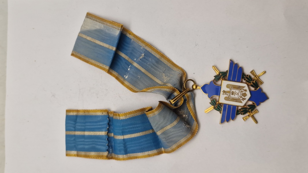 Order of Aeronautical Virtue (Ordinul Virtutea Aeronautică) fra Kongeriget Rumænien. Original 