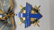 Order of Aeronautical Virtue (Ordinul Virtutea Aeronautică) fra Kongeriget Rumænien. Original 