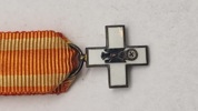 Tysk Røde Kors-medalje, miniature. Original 