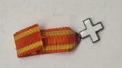 Tysk Røde Kors-medalje, miniature. Original 