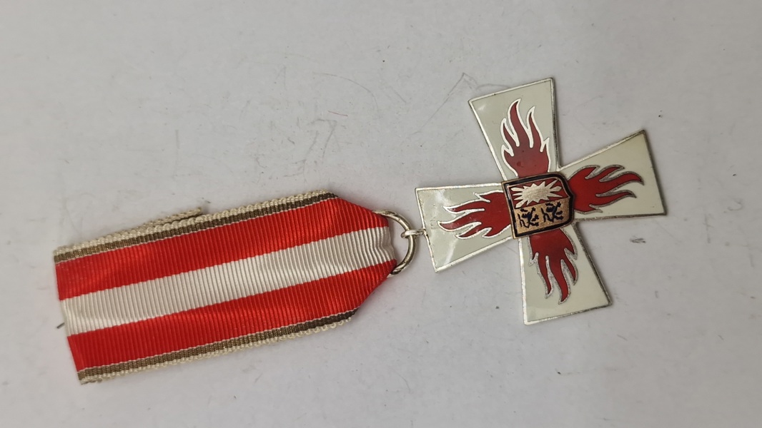 Tysk Brandschutz-Ehrenzeichen (Schleswig-Holstein). Original 