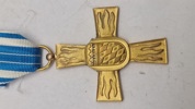 Bayerisches Feuerwehr-Ehrenzeichen i guld for 50 års tjeneste. 
Original 