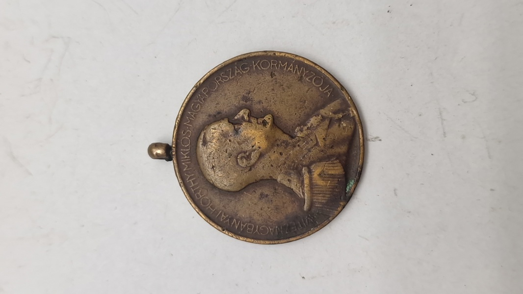 Ungarsk tapperhedsmedalje fra 2. verdenskrig. Original 