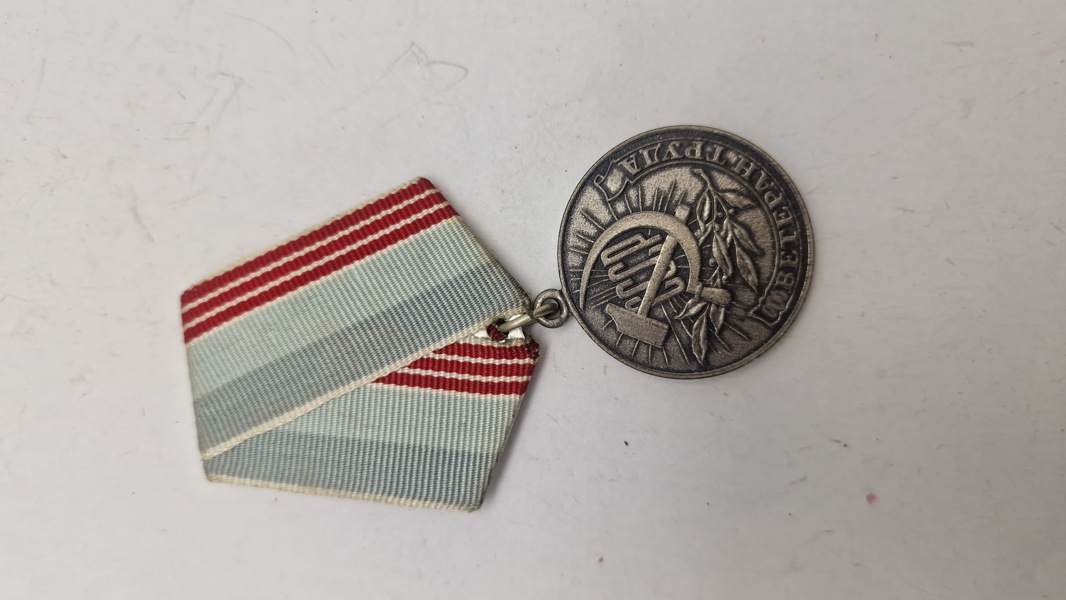 Russisk Veteran of Labour medalje. Original 