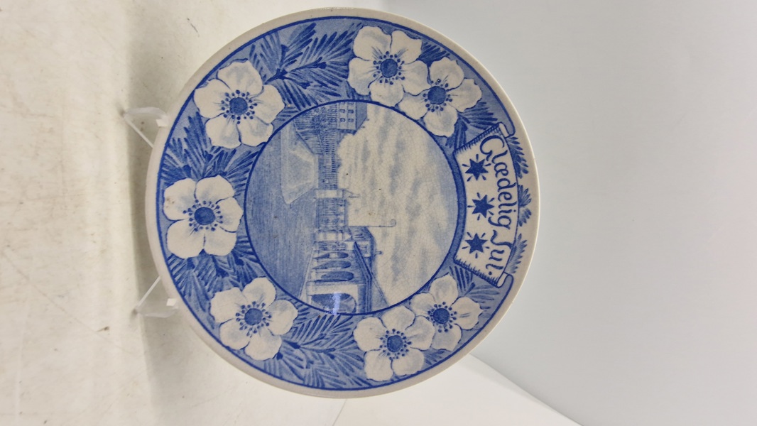 Aluminia juleplatte fra 1907