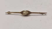 Forgyldt broche, start 1900 tallet