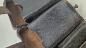 Tredelt K98 ammunitionstaske. Original 