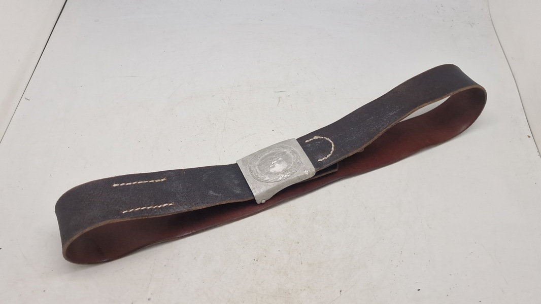 Luftwaffe bælte med spænde, afnazificeret. Originalt 